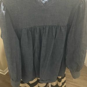 Gap blue Jean shirt in xl